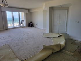 Removing carpets and tiles
